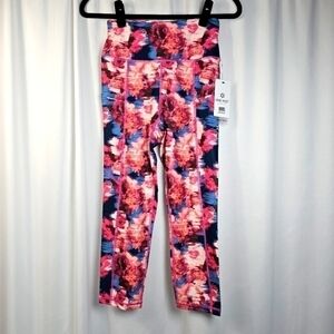 🆕️ Nine West Active Floral Print Leggings Size Small